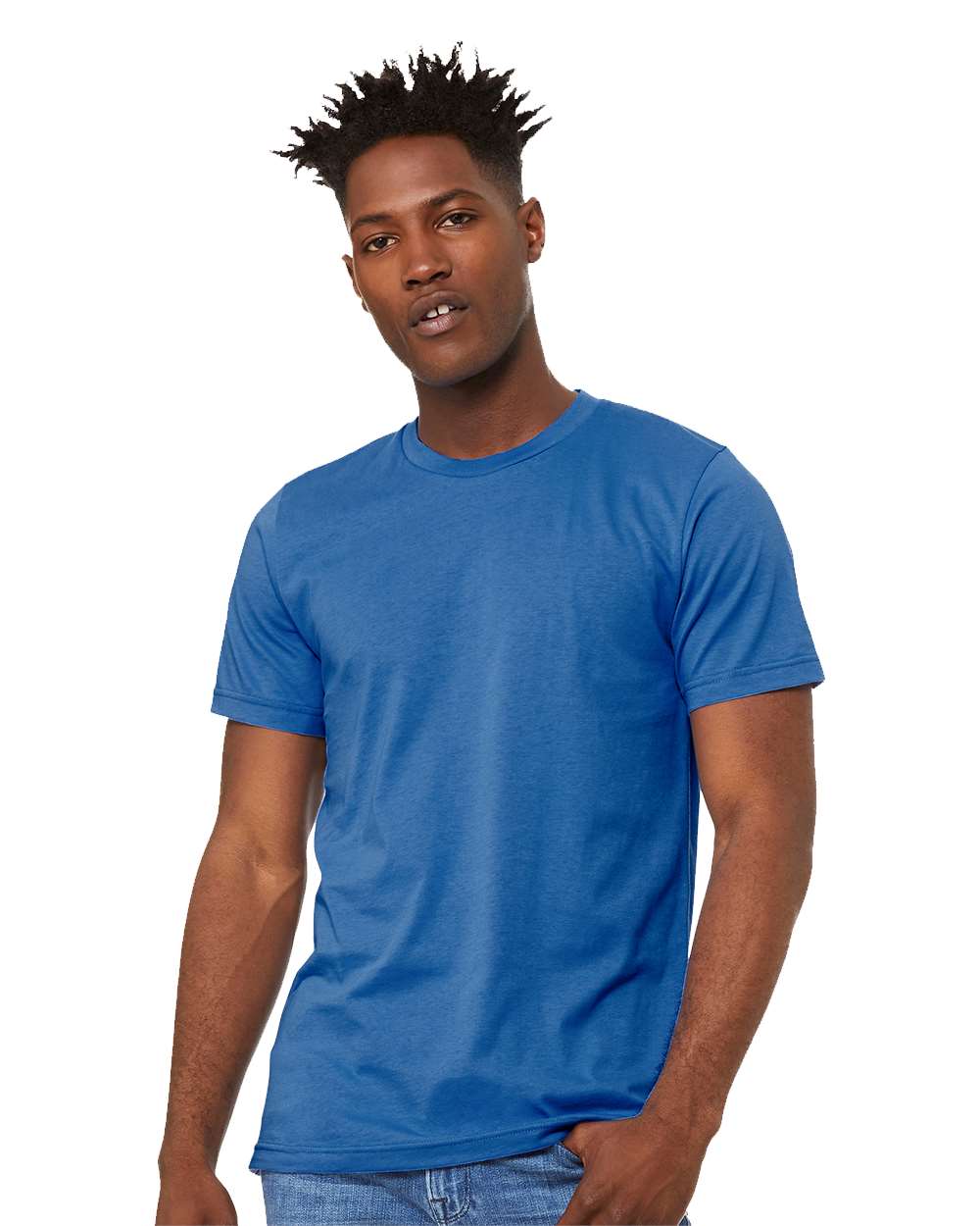 mdl Columbia Blue Color BELLA + CANVAS Unisex Jersey Tee