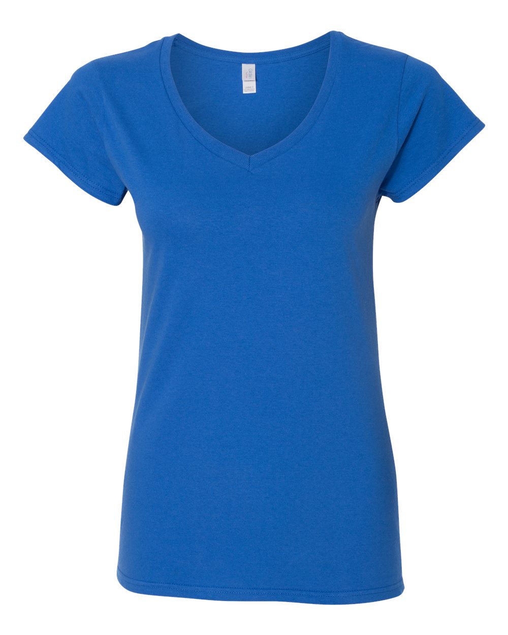 Gildan Softstyle® Women’s V-Neck T-Shirt 64V00L #color_Royal