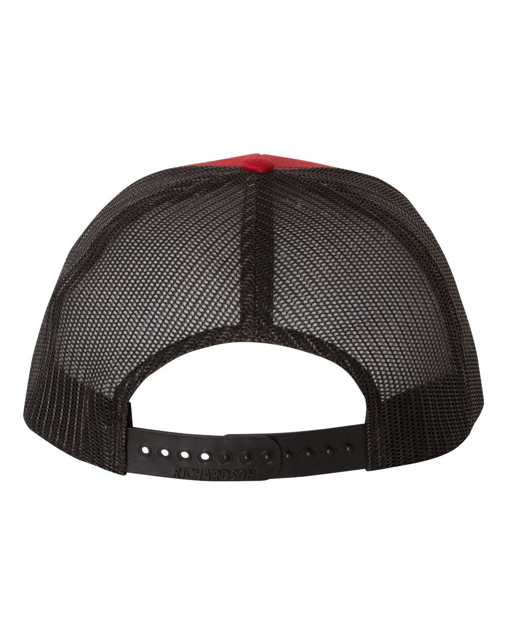 Red and Black Color Adjustable Snapback Trucker Cap