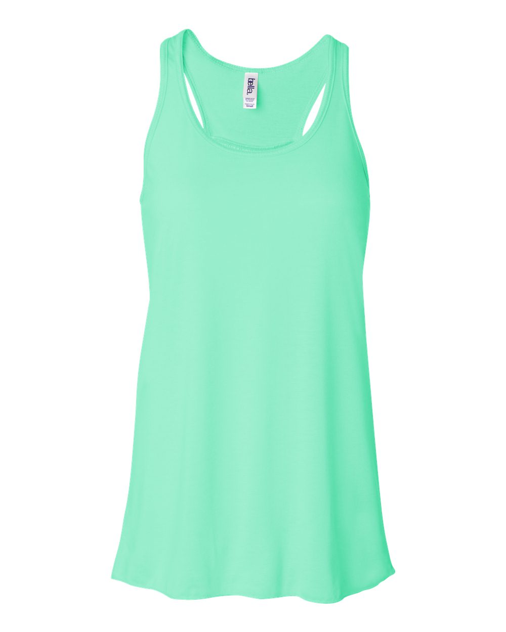 Mint Color Women's Flowy Racerback Tank
