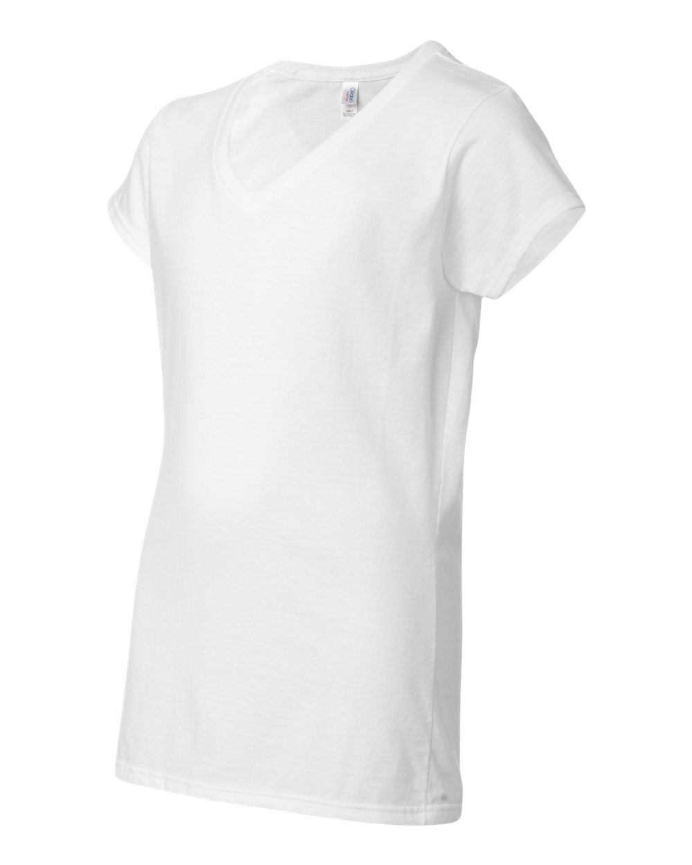 Gildan Softstyle® Women’s V-Neck T-Shirt 64V00L #color_White