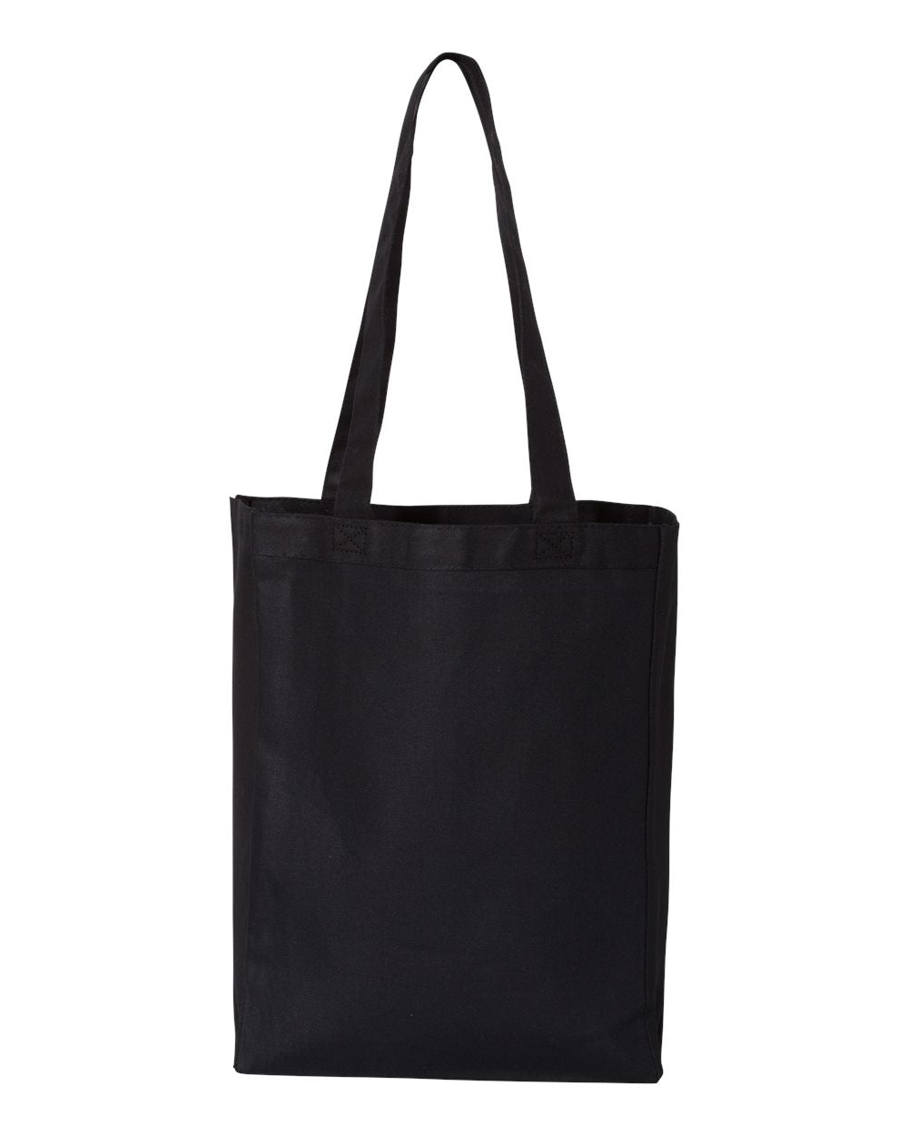 Q-Tees 12L Gussetted Shopping Bag Q1000 #color_Black