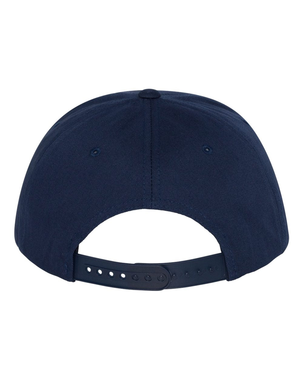 Navy Color Flat Bill Cap Back View