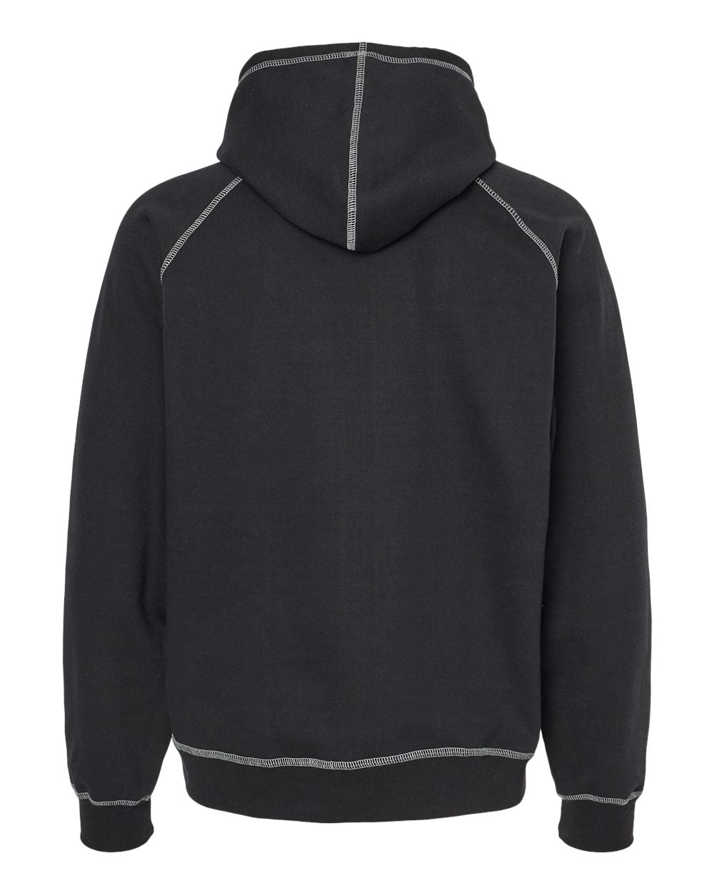 King Fashion Extra Heavy Hooded Pullover KP8011 #color_Black