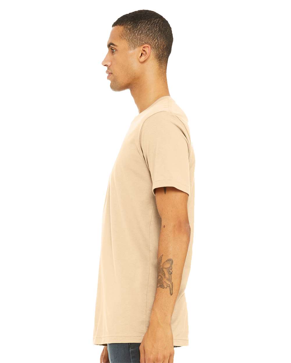 BELLA + CANVAS Unisex Jersey Tee 3001 mdl Soft Cream Color Unisex Jersey Tee