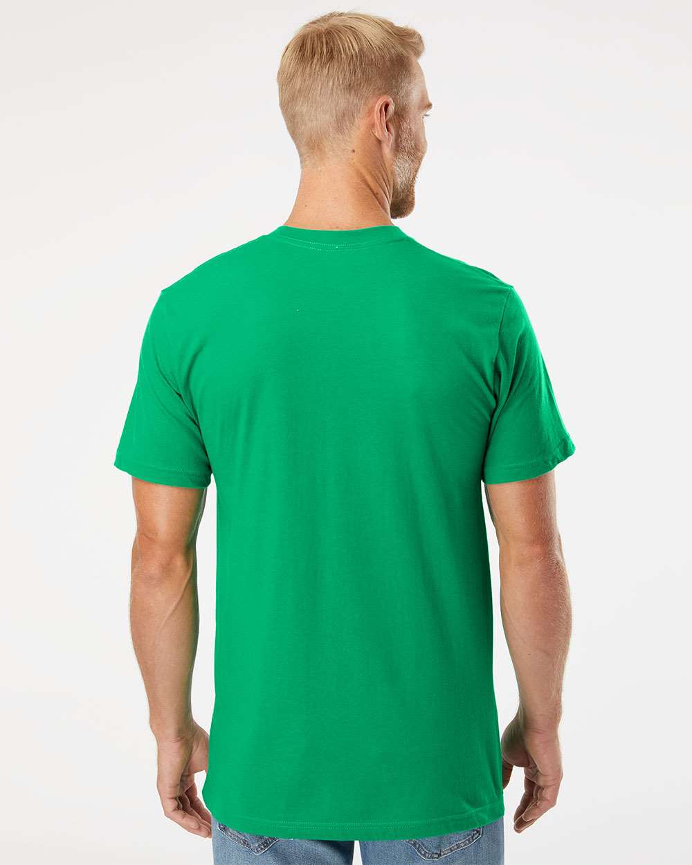American Apparel 2001 Fine Jersey Tee #colormdl_Kelly Green