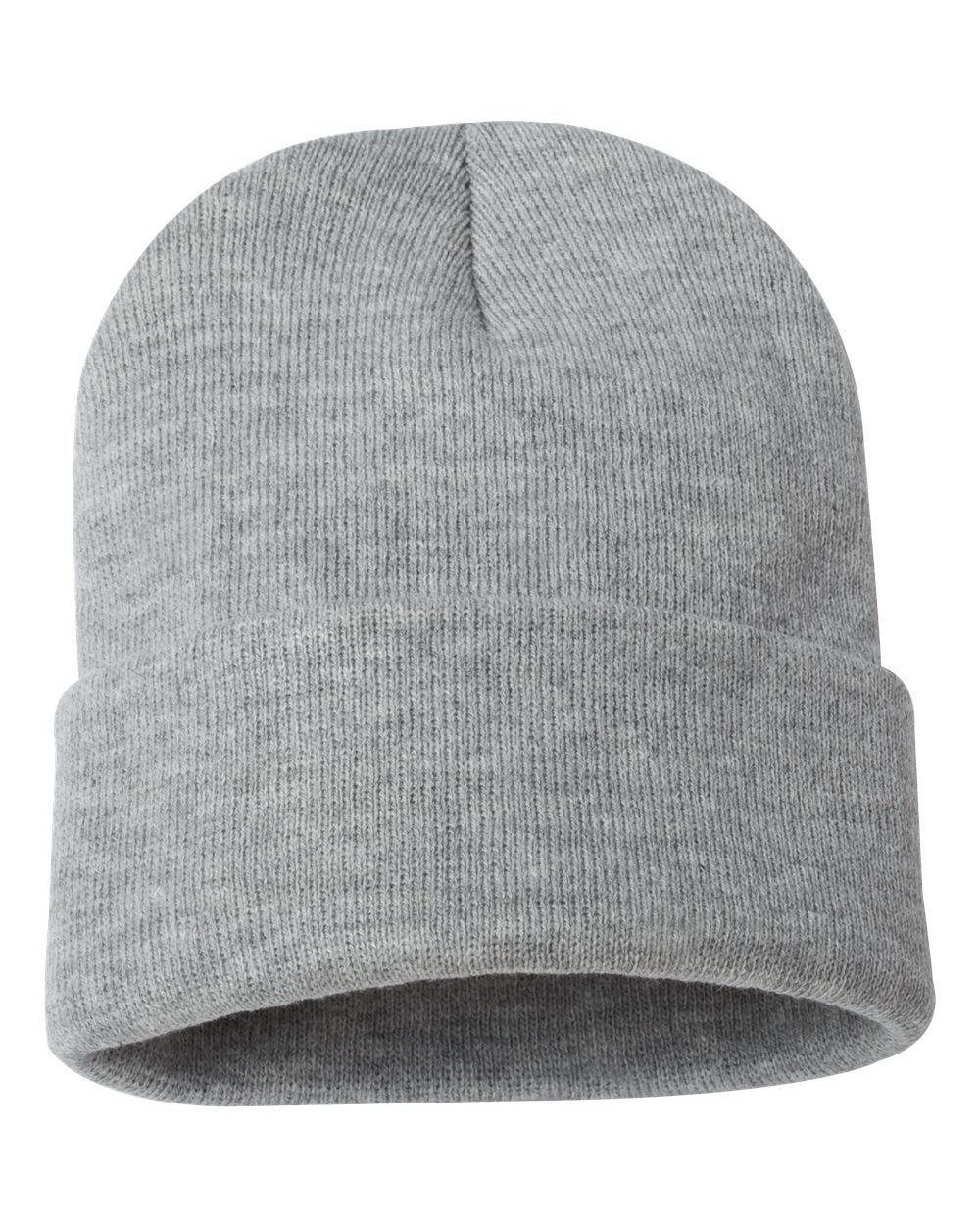 Sportsman Solid 12" Cuffed Beanie SP12 Heather Grey Color Sportsman Solid 12" Cuffed Beanie