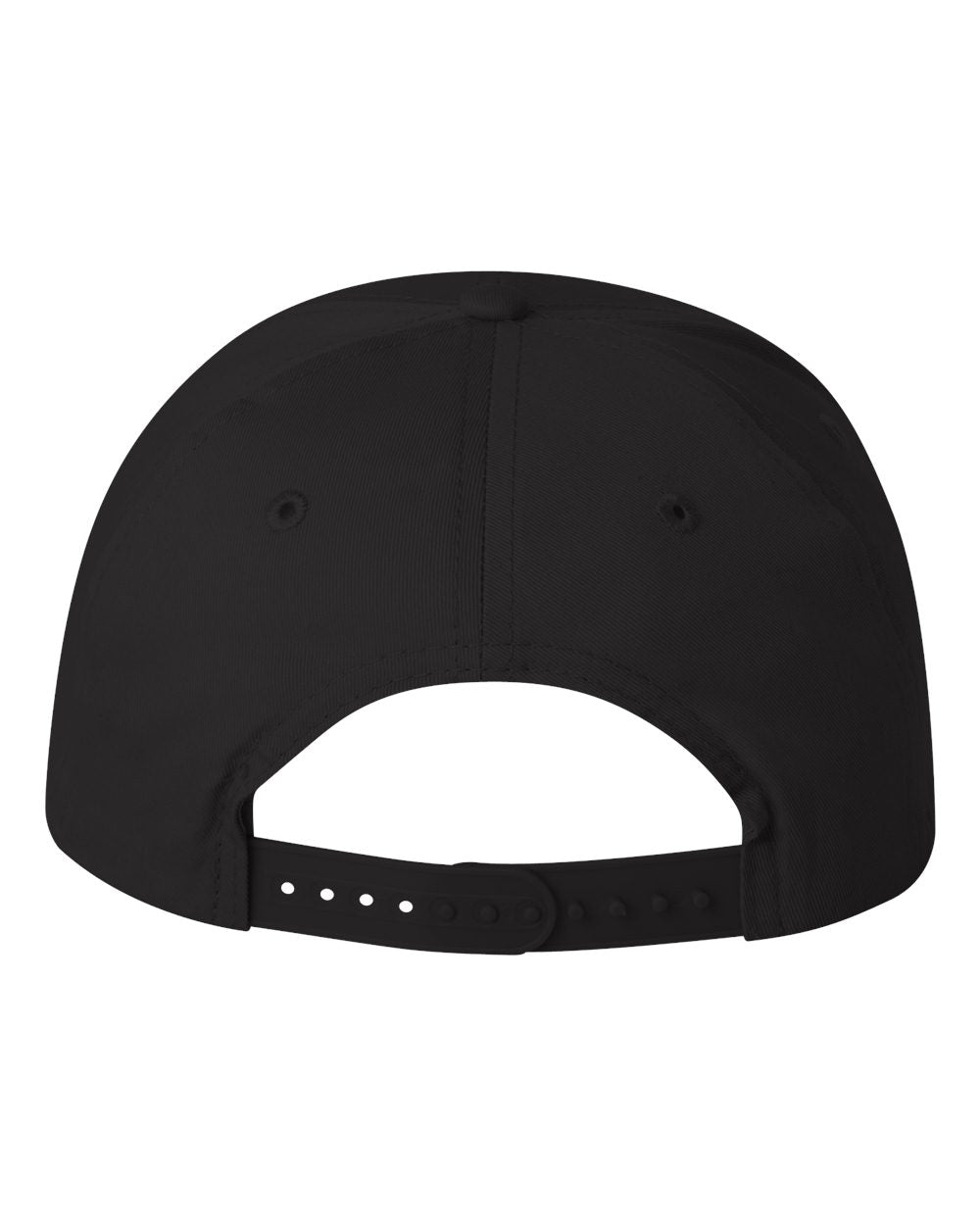 Black Color Valucap Lightweight Twill Cap