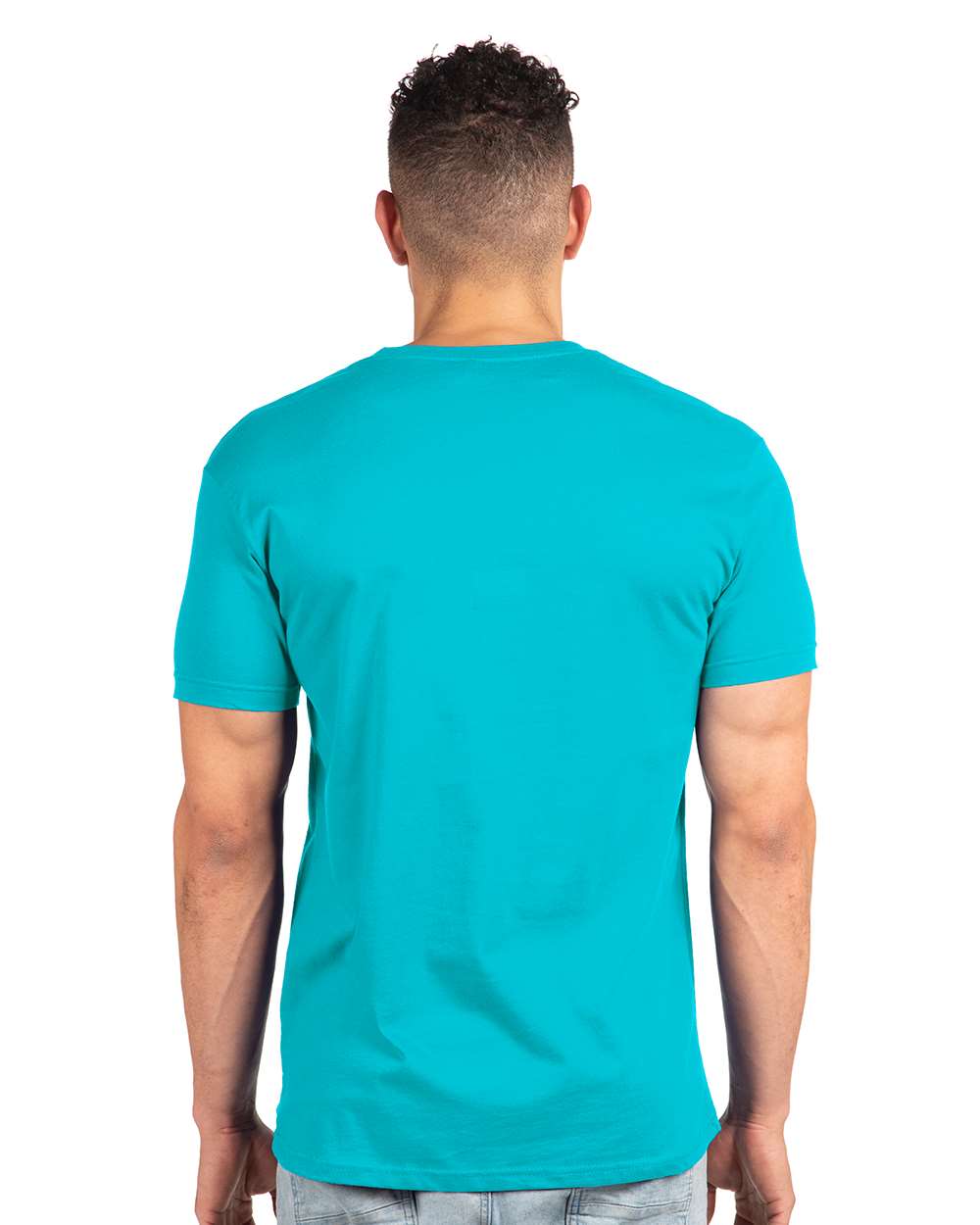 Next Level Cotton T-Shirt 3600 #colormdl_Tahiti Blue