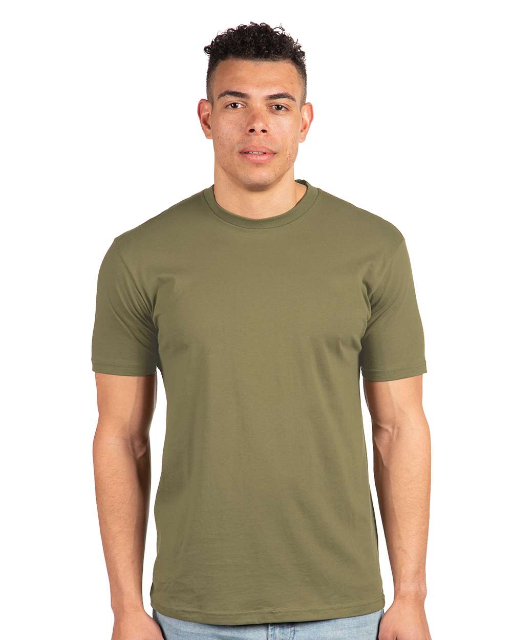 Next Level Cotton T-Shirt 3600 #colormdl_Military Green