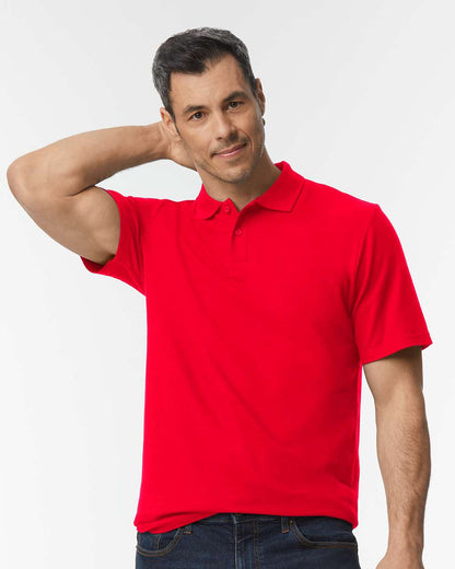 Gildan Softstyle® Adult Pique Polo 64800 #colormdl_Red
