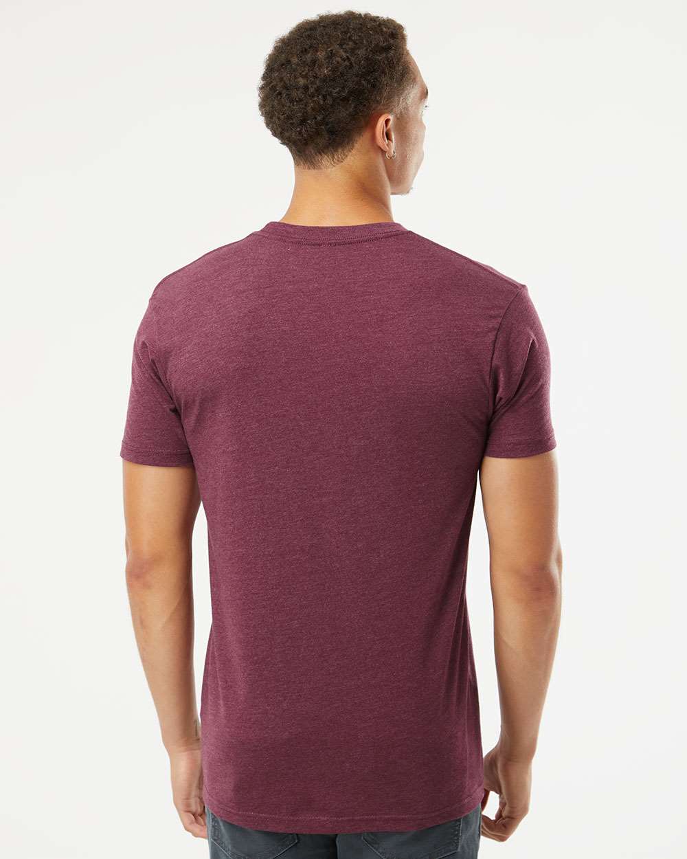 Next Level CVC T-Shirt 6210 #colormdl_Heather Maroon