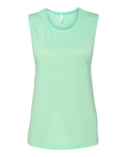 BELLA + CANVAS Women's Flowy Scoop Muscle Tank 8803 #color_Mint