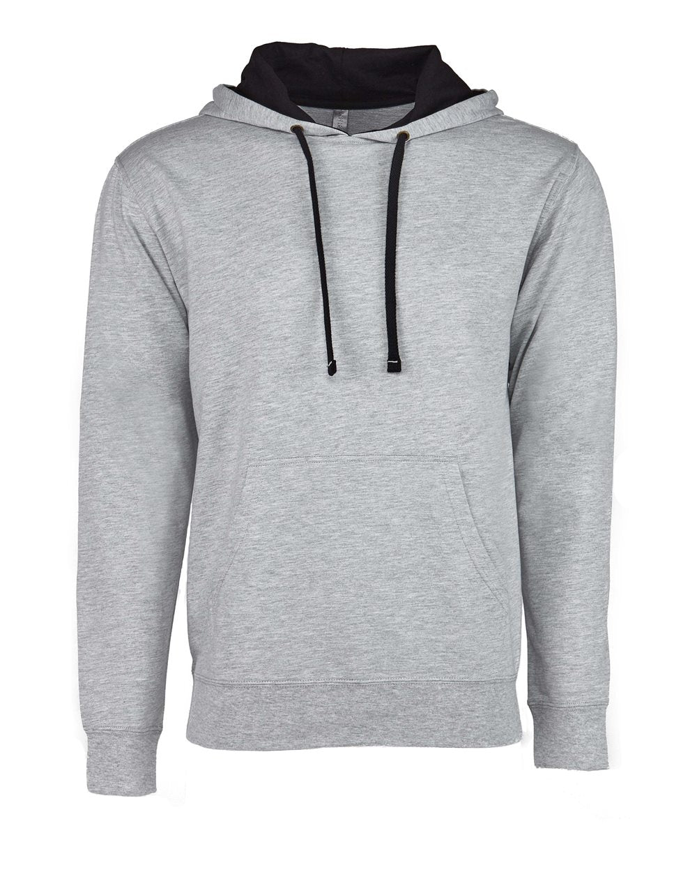 Next Level Laguna Hoodie 9301 #color_Heather Grey/ Black