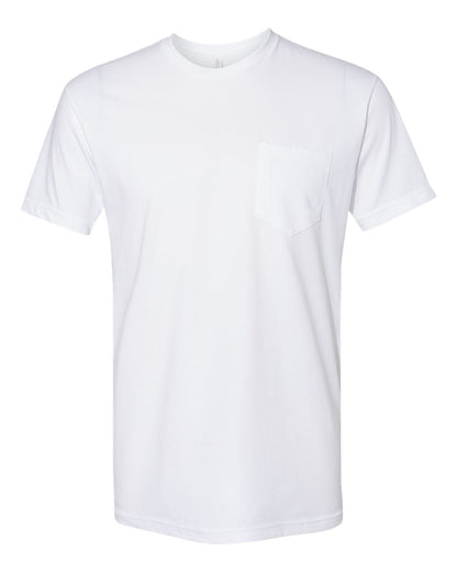 Next Level Cotton Pocket T-Shirt 3605 #color_White