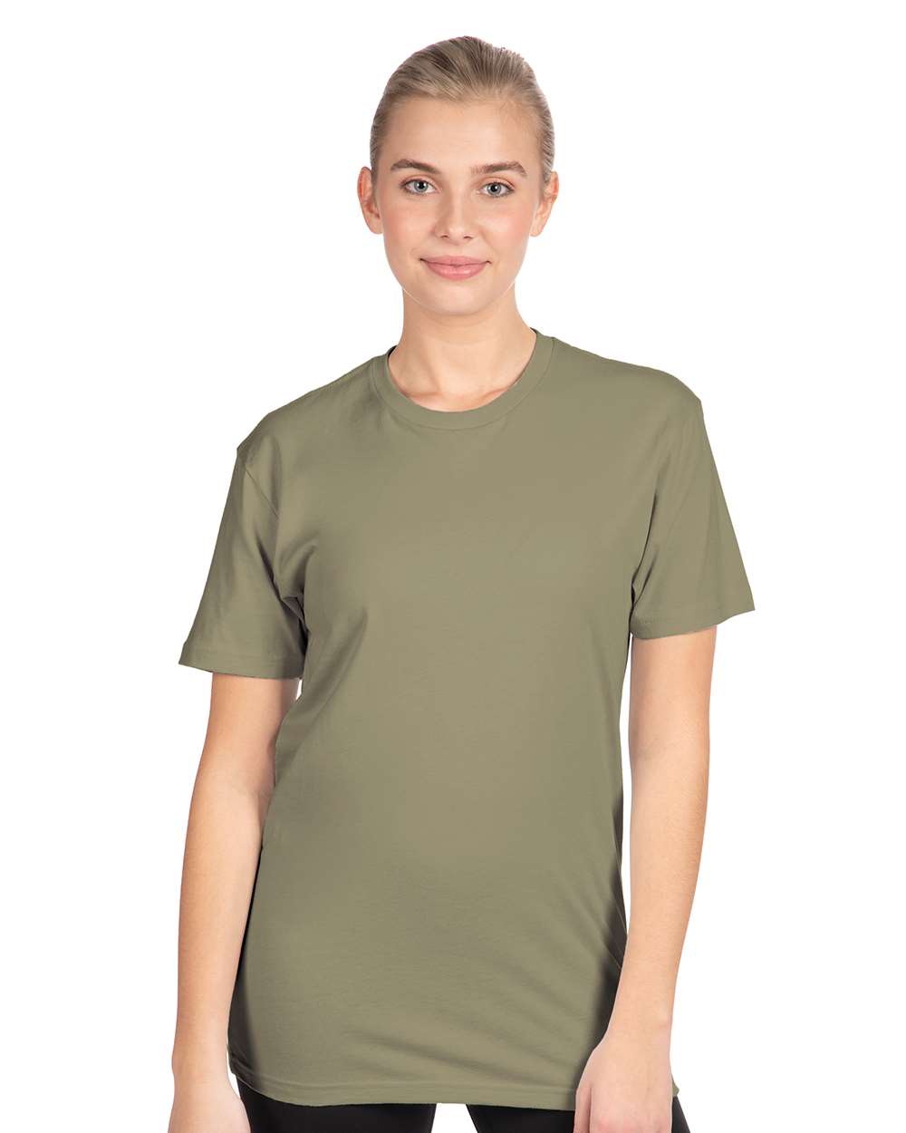 Next Level Cotton T-Shirt 3600 #colormdl_Light Olive