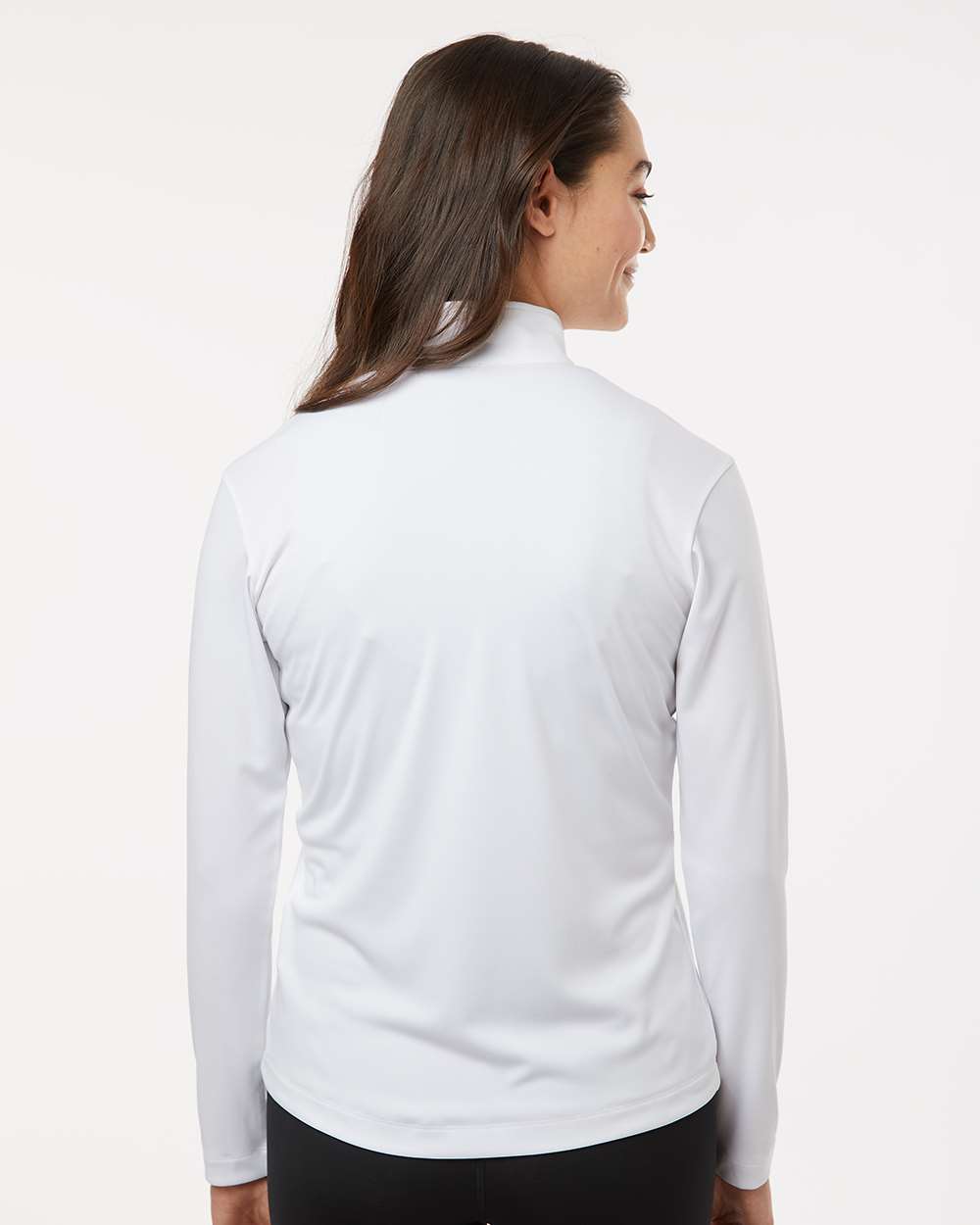 AllPro Pro-Lock Women's Performance Quarter-Zip Pullover 41870L #colormdl_White