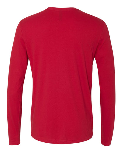 Next Level Cotton Long Sleeve T-Shirt 3601 #color_Red