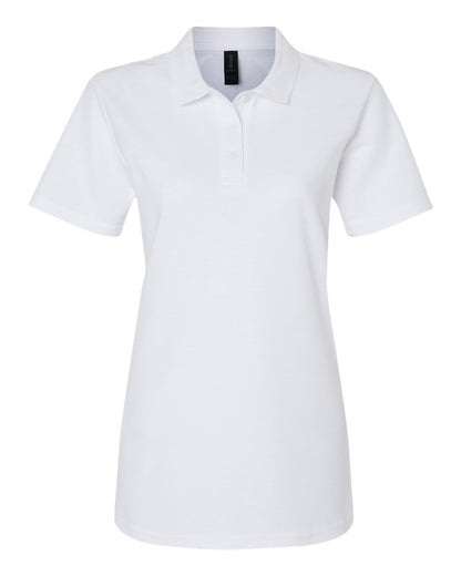 Gildan Softstyle® Women's Pique Polo 64800L #color_White