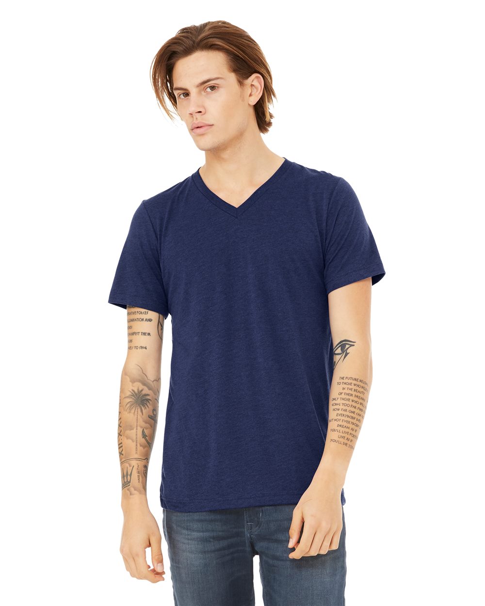 BELLA + CANVAS Triblend V-Neck Short Sleeve Tee 3415 BELLA + CANVAS Triblend V-Neck Short Sleeve Tee 3415