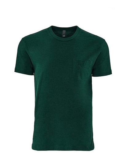 Next Level Cotton Pocket T-Shirt 3605 #color_Forest Green