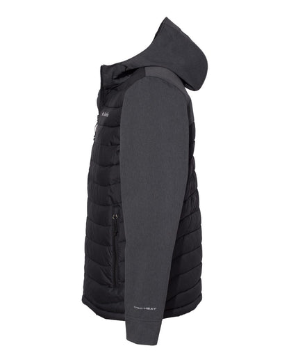 Columbia Powder Lite™ Hybrid Jacket 186463 #color_Black/ Black Heather