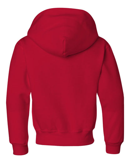 JERZEES NuBlend® Youth Hooded Sweatshirt 996YR #color_True Red