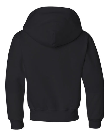JERZEES NuBlend® Youth Hooded Sweatshirt 996YR #color_Black