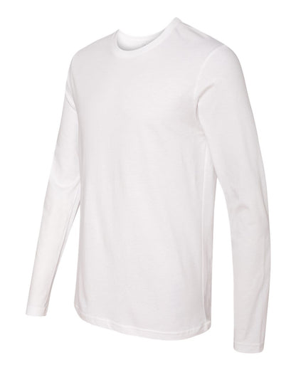 Next Level Cotton Long Sleeve T-Shirt 3601 #color_White