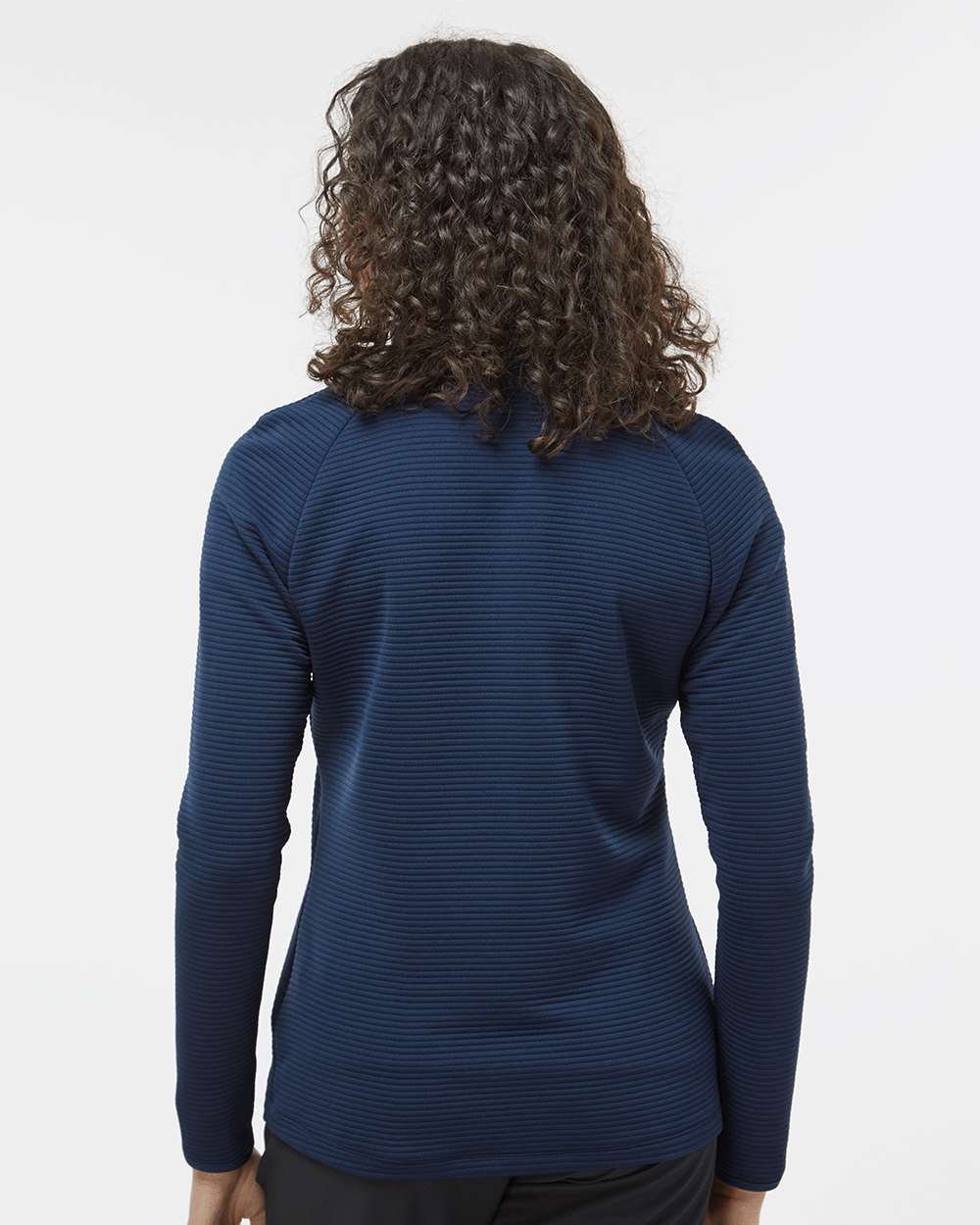 Adidas  A589 Women's Spacer Quarter-Zip Pullover #colormdl_Collegiate Navy