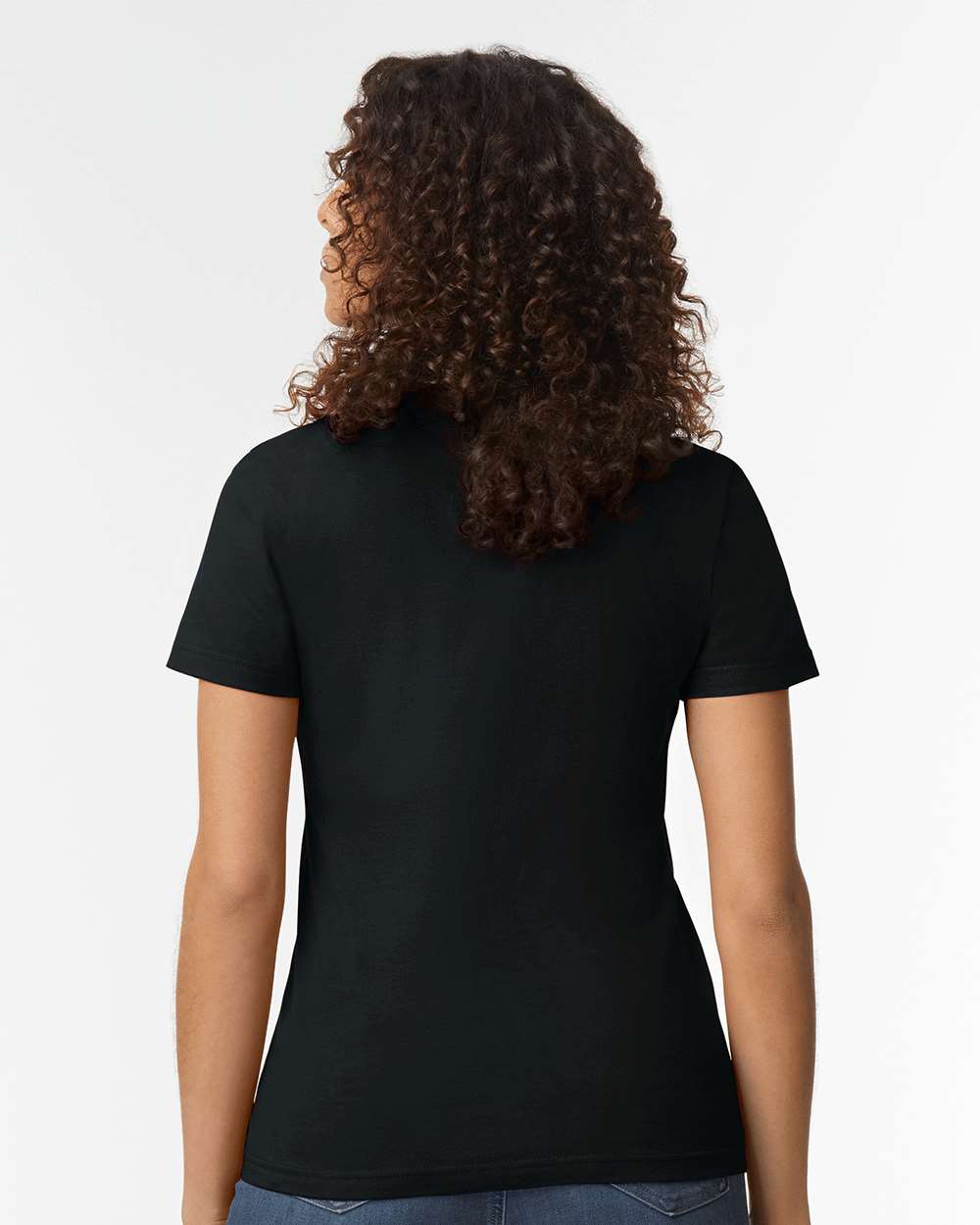 Gildan Softstyle® Women's Midweight T-Shirt 65000L #colormdl_Pitch Black