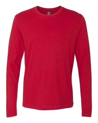 Next Level Cotton Long Sleeve T-Shirt 3601 #color_Red