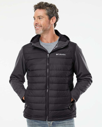 Columbia Powder Lite™ Hybrid Jacket 186463 #colormdl_Black/ Black Heather