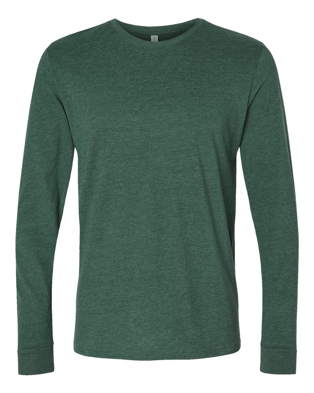 Next Level Sueded Long Sleeve T-Shirt 6411 #color_Heather Forest Green