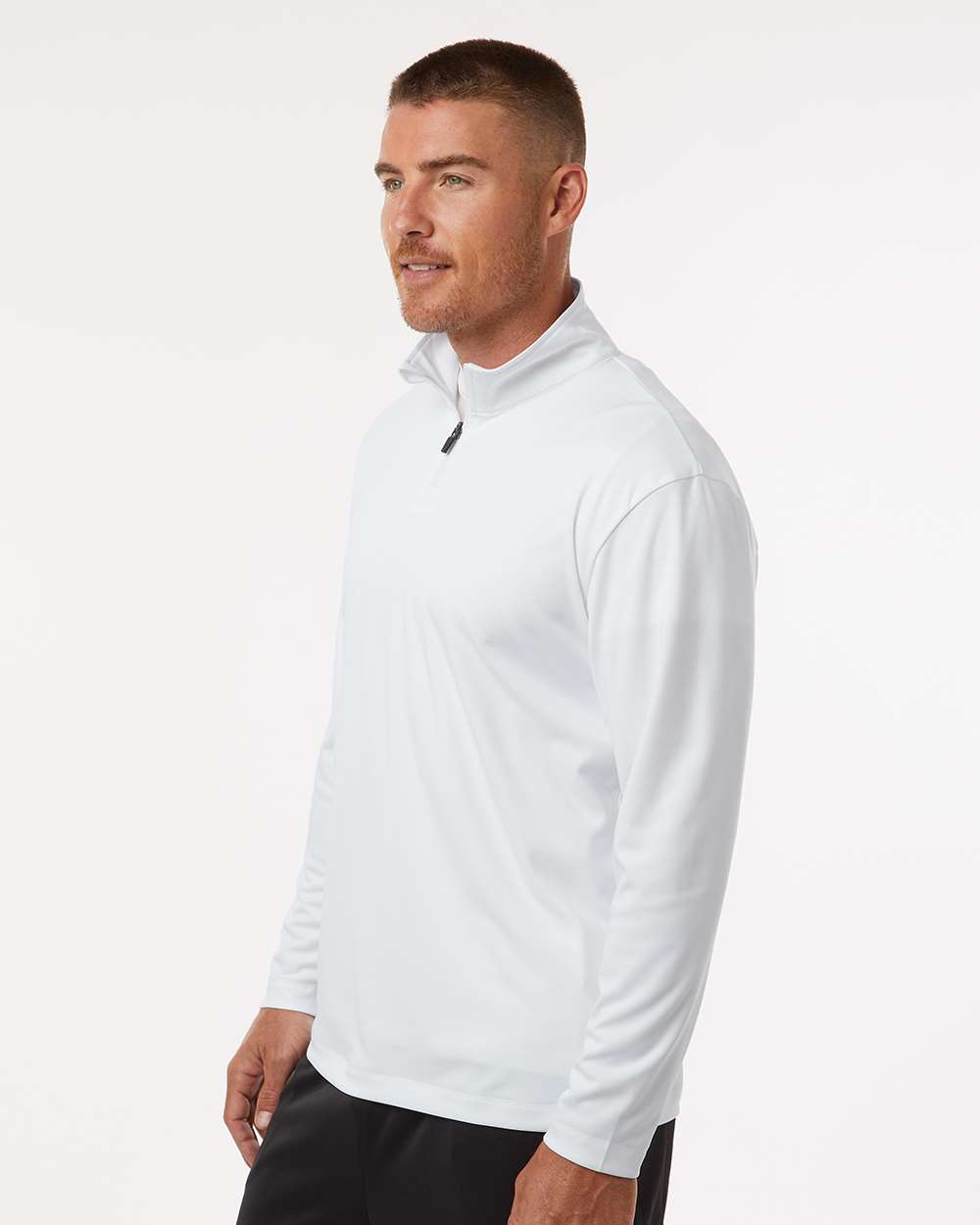 AllPro Pro-Lock Performance Quarter-Zip Pullover 41870 #colormdl_White