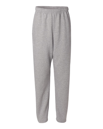 JERZEES NuBlend® Open-Bottom Sweatpants with Pockets 974MPR #color_Oxford