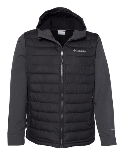 Columbia Powder Lite™ Hybrid Jacket 186463 #color_Black/ Black Heather