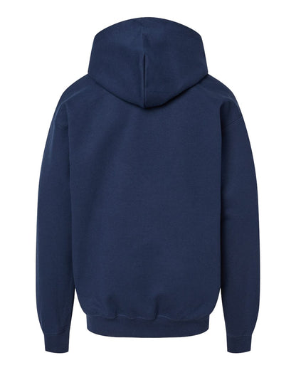 Gildan Softstyle® Youth Midweight Hooded Sweatshirt SF500B #color_Navy