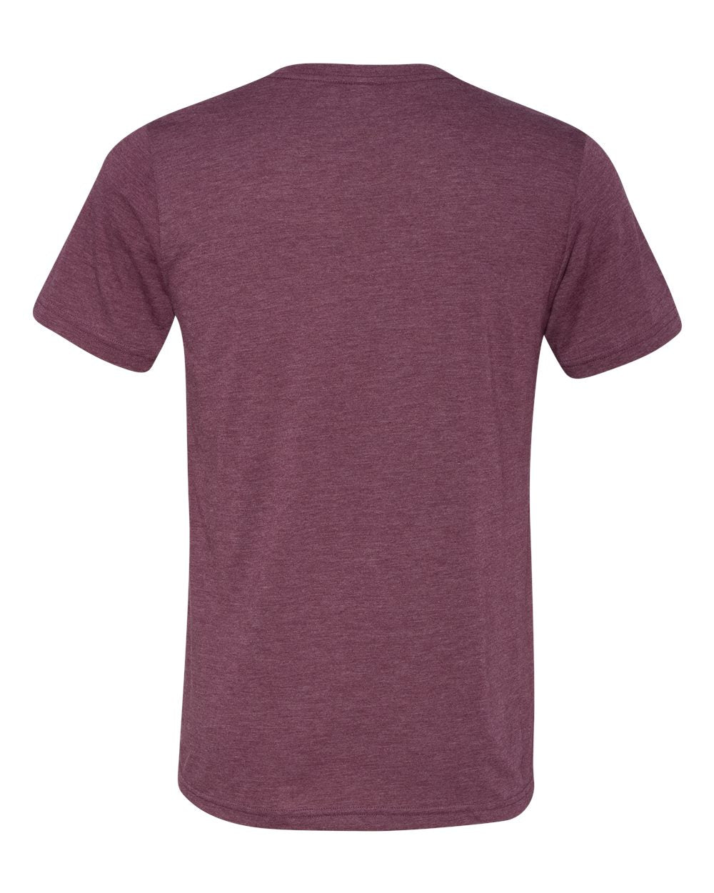 BELLA + CANVAS Triblend V-Neck Short Sleeve Tee 3415 #color_Maroon Triblend