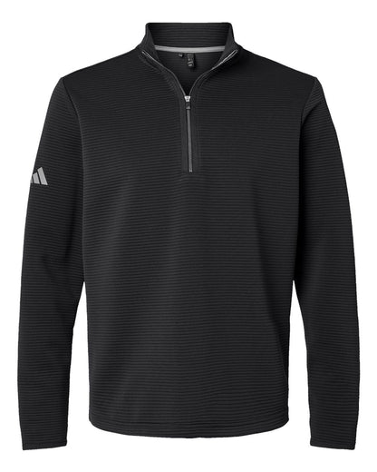 Adidas A588 Spacer Quarter-Zip Pullover #color_Black