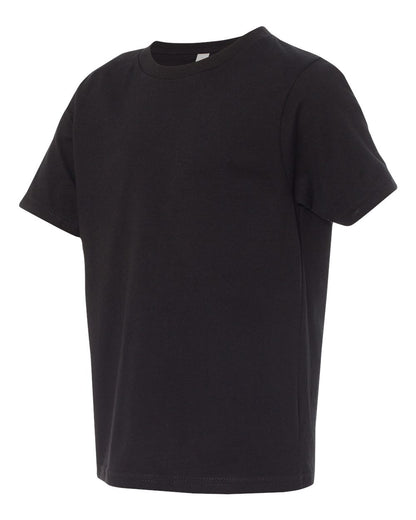 Next Level Youth Cotton T-Shirt 3310 #color_Black