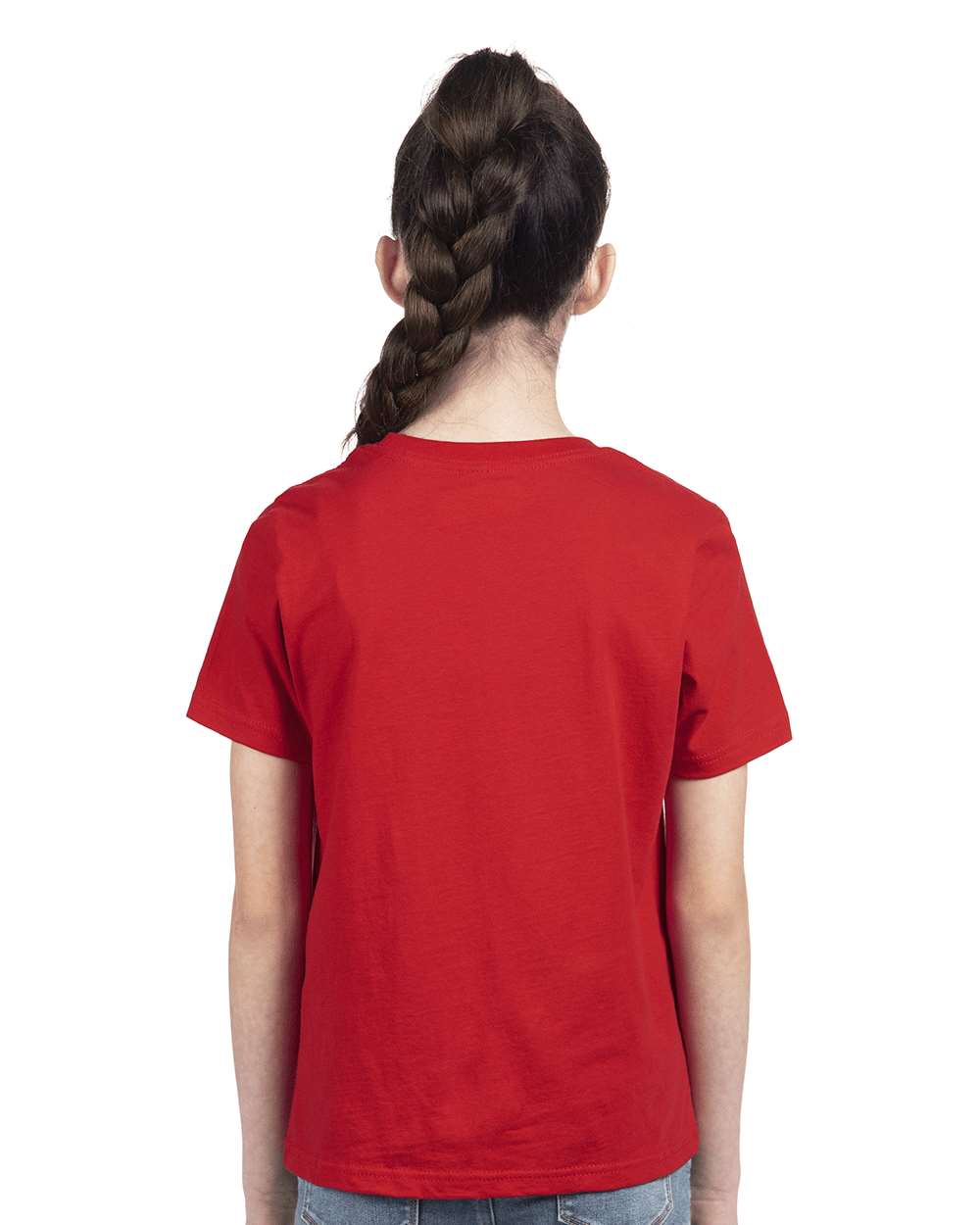 Next Level Youth Cotton T-Shirt 3310 #colormdl_Red