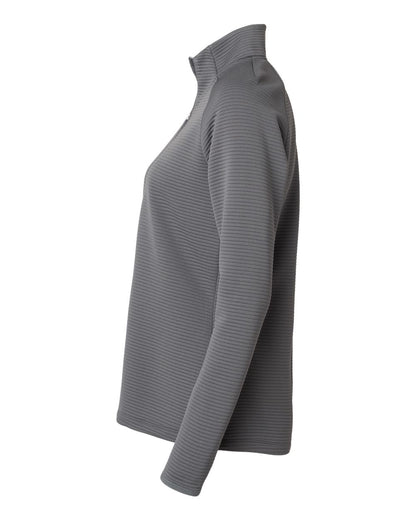 Adidas  A589 Women's Spacer Quarter-Zip Pullover #color_Grey Five