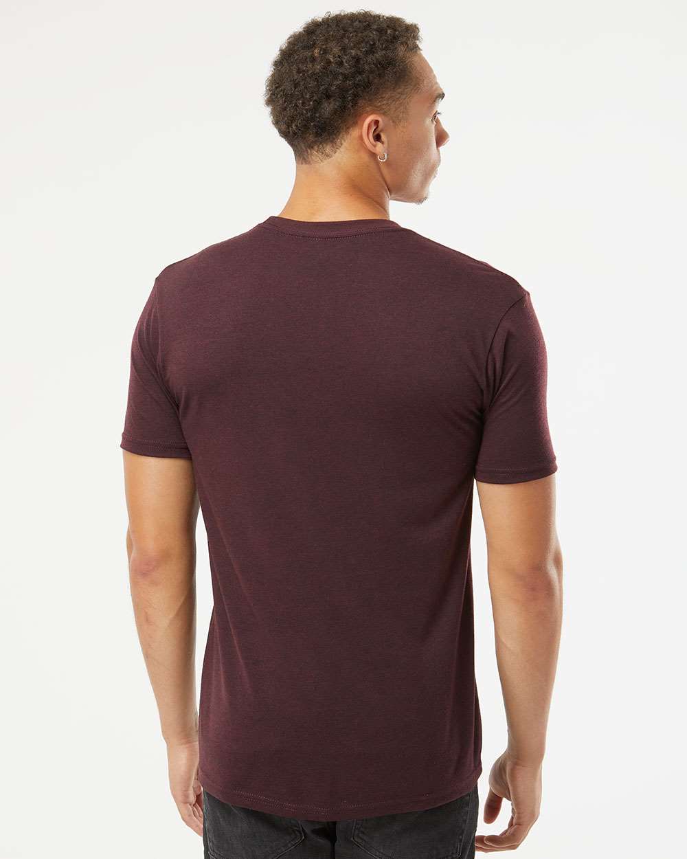 Next Level Triblend T-Shirt 6010 #colormdl_Cardinal Black