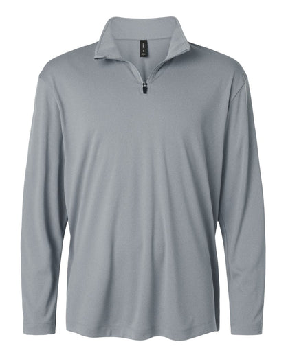 AllPro Pro-Lock Performance Quarter-Zip Pullover 41870 #color_Heather Steel