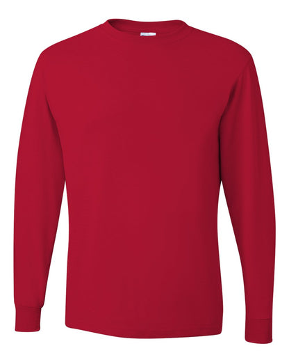 JERZEES Dri-Power® Long Sleeve 50/50 T-Shirt 29LSR #color_True Red