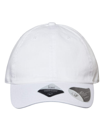 Atlantis Headwear Sustainable Dad Hat FRASER #color_White
