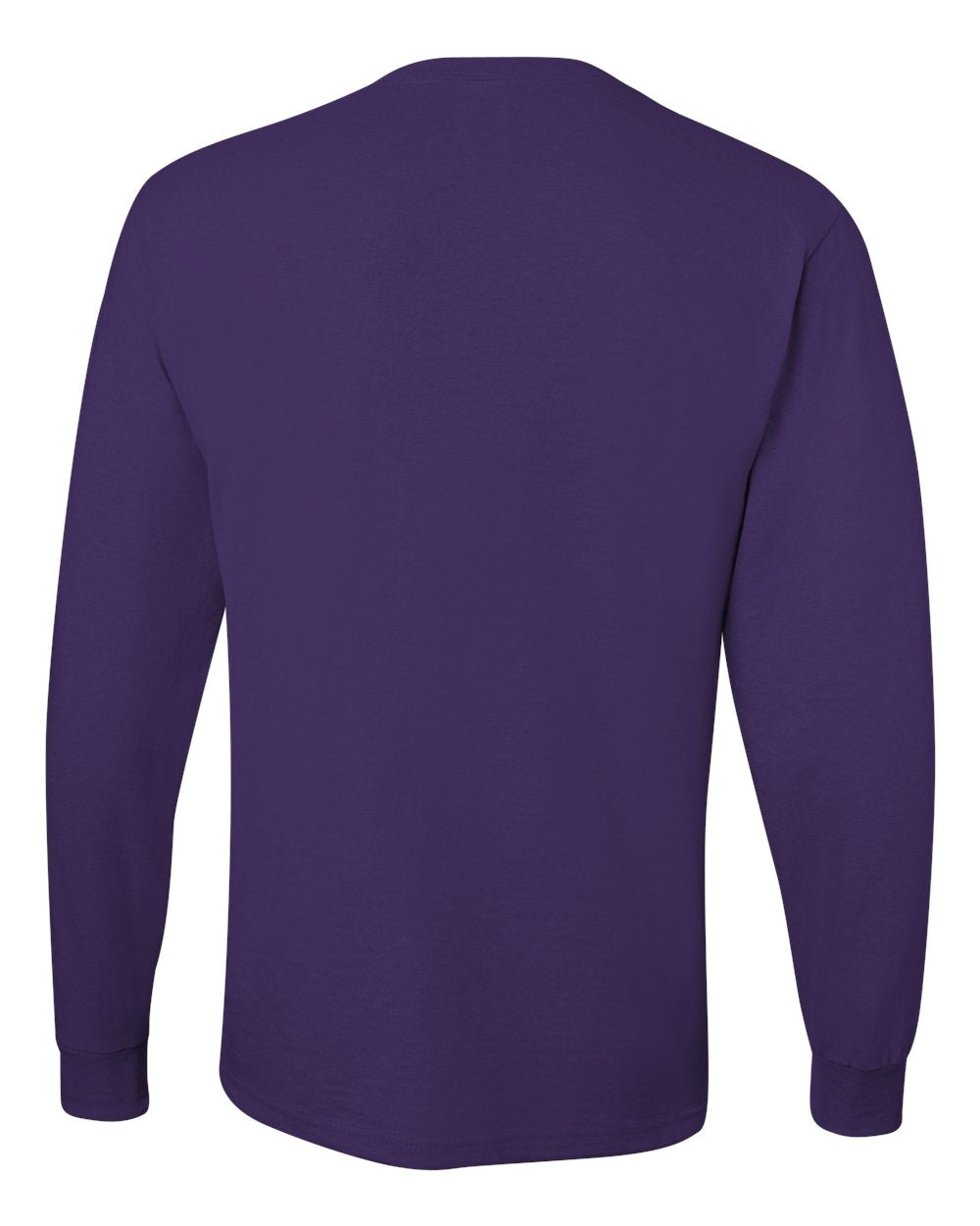 JERZEES Dri-Power® Long Sleeve 50/50 T-Shirt 29LSR #color_Deep Purple