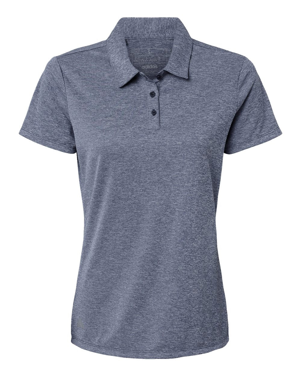 Adidas A583 Women's Heathered Polo #color_Collegiate Navy Melange