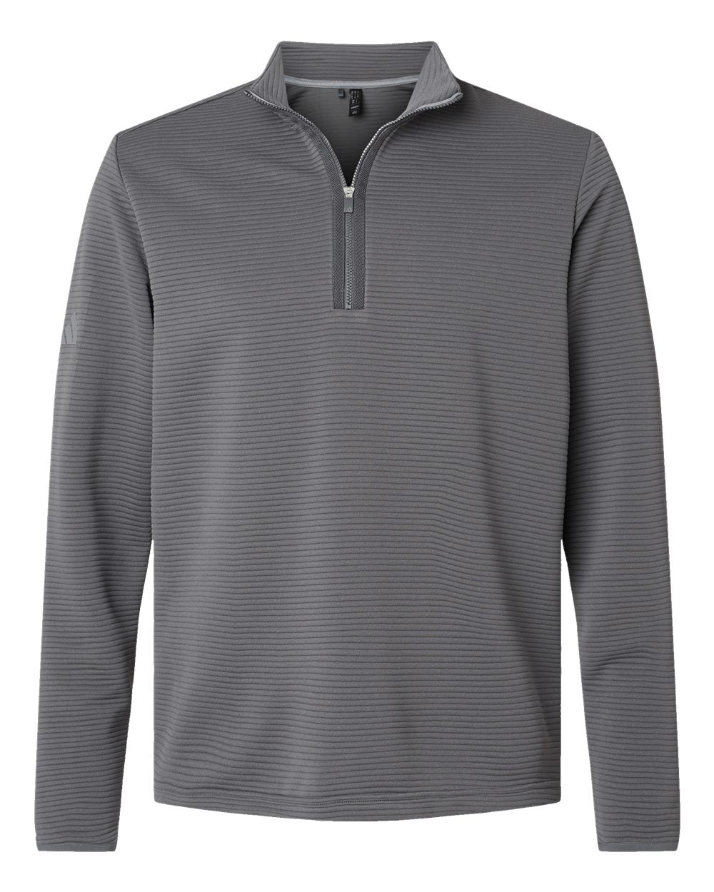 Adidas A588 Spacer Quarter-Zip Pullover #color_Grey Five